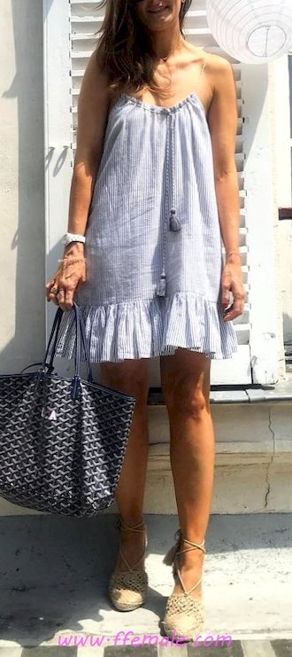 Top awesome and simple wardrobe - sundress, lifestyle, clothes, blue, handbag