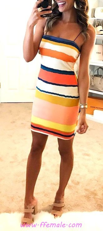 Top classic and cute wardrobe - striped, dress, girl, stylish, bodycon