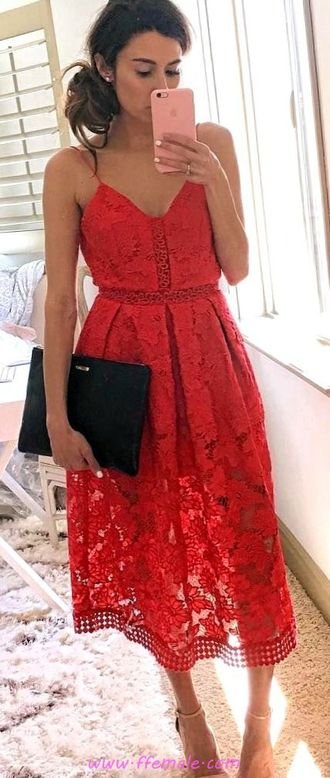 Top classic and lovely outfit idea - fashion, red
