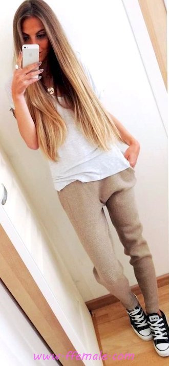 Top fashionable and wonderful outfit idea - tanktop, sneakers, model, girl, attractive, white