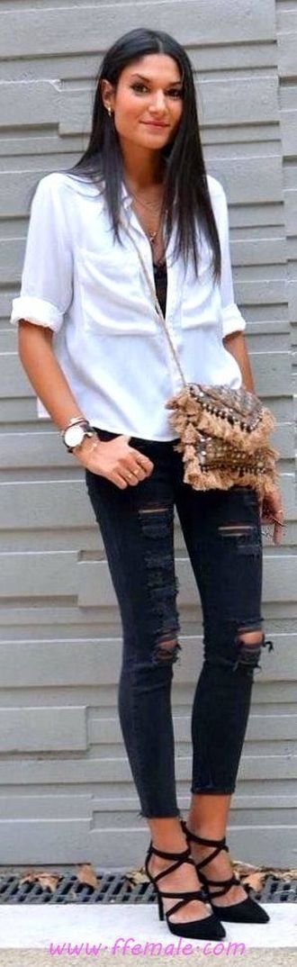 Top furnished and lovely outfit idea - model, photoshoot