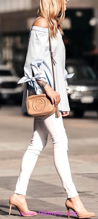 Top furnished and trendy wardrobe - graceful, sweet, female