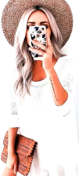 Top graceful and simple wardrobe - fashion, boho, hat
