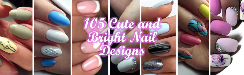 Cute and Bright Nail Designs