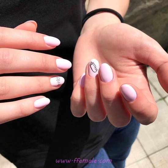 Adorable Lovable Gel Nails Art - diy, nail, naildesign, gelnails