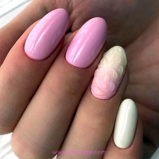 Attractive And Pretty French Nails Design Ideas - magic, dainty, nail, nailideas