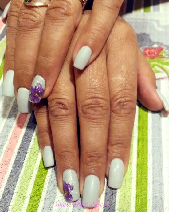 Awesome And Graceful Acrylic Manicure Style - nailart, top, clever, beautiful