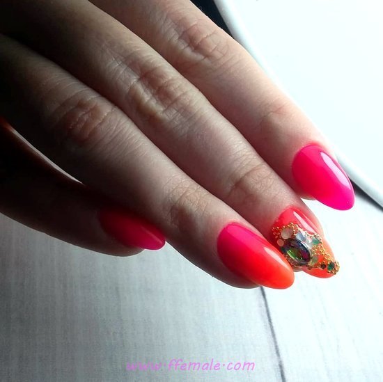 Awesome Loveable Gel Nail Art Ideas - nails, fashion, pretty, cutie, beauty