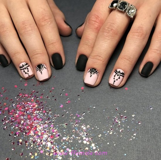 Balanced And Unique Gel Nails Art Design - nailtutorial, nail, graceful, design