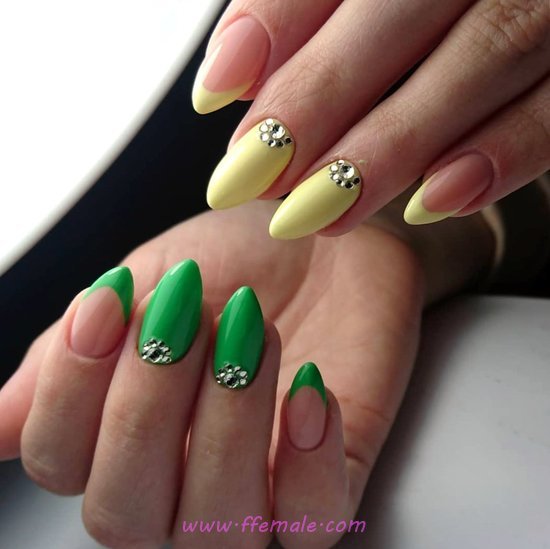 Balanced & Graceful Gel Nails Art - nails, nailidea, style, delightful