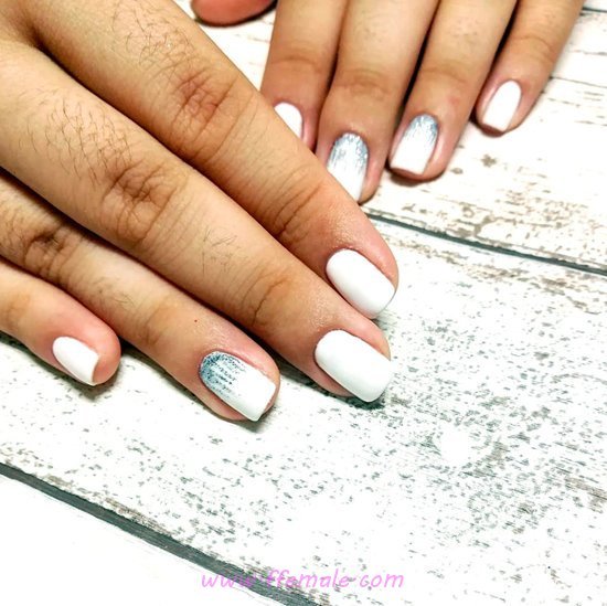 Casual And Graceful Manicure Idea - charming, acrylic, nailart, nailswag