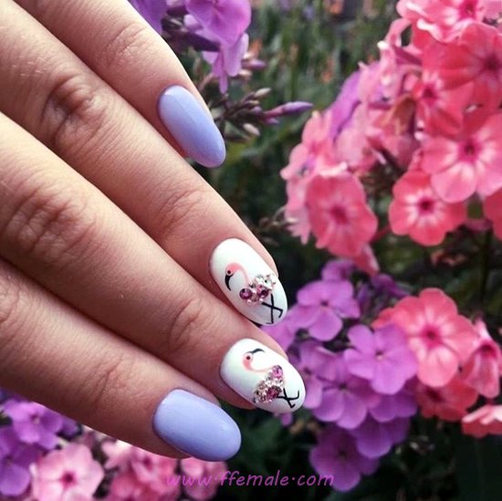 Charming And Simple Acrylic Nails Art Ideas - lifestyle, nailidea, nails, lovely