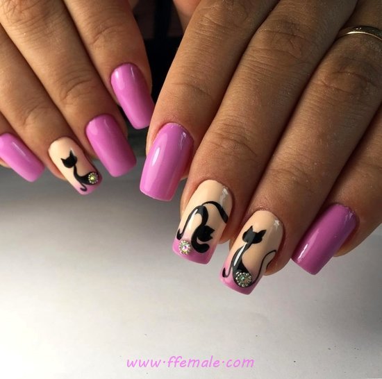 Classic Neat Gel Nail Design Ideas Classic & Neat Gel Nail Design Ideas - nails, naildesigns, weekend, diy