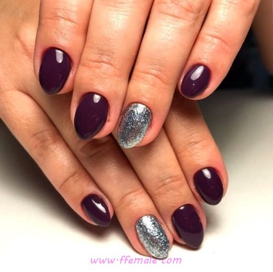 Classic Sexy Gel Nail Art Ideas - naildesigns, nails, artful, simple