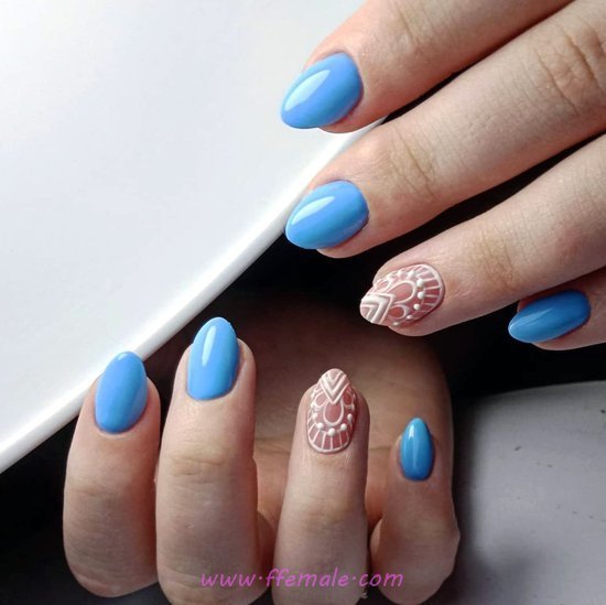 Classic Stately Gel Nails - nail, nailidea, enchanting, gelnails