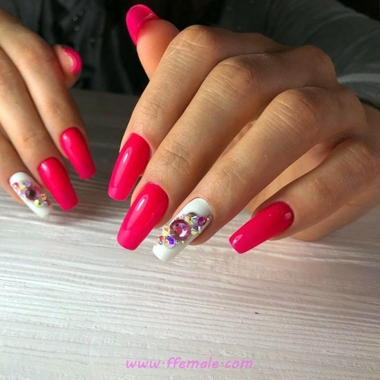 Classy Simple Gel Nail Idea - nails, diynailart, acrylic, shiny