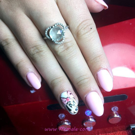 Colorful And Loveable Manicure Ideas - love, adorable, nailart, nailidea