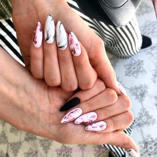 Colorful Graceful Manicure Style - wonderful, nail, amusing, fashion