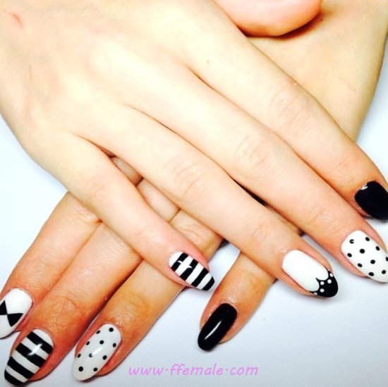 Cool And Orderly American Gel Nail Style - nails, nailartideas, naildiy, gel