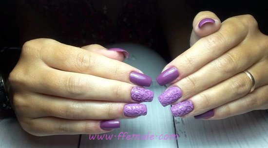 Cool Perfect Acrylic Nail Ideas - graceful, nails, art, elegant, plush