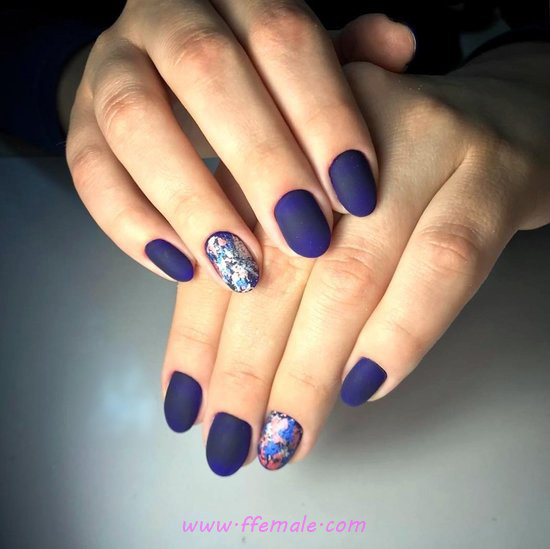 Cool & Super Acrylic Nails Art Ideas - royal, nailidea, nails, top, cunning
