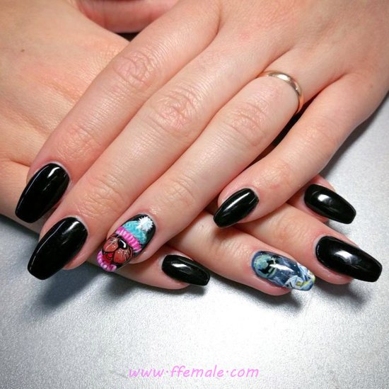 Cute Easy French Nail Art - nail, sexy, beautytricks, ideas