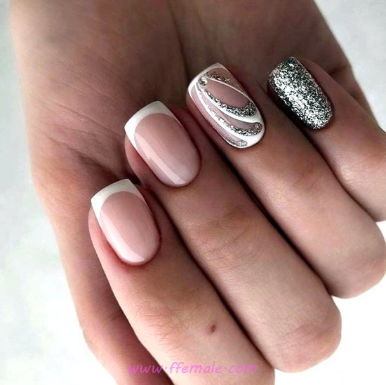Delightful Neat Gel Manicure Art Ideas - nails, nailartideas, love, diy, royal