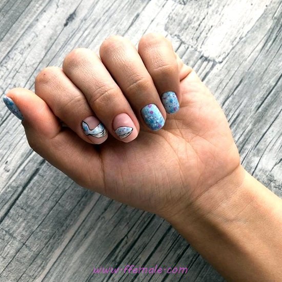 Easy & Adorable Gel Manicure Design - nailpolish, nailartdesign, nail, art