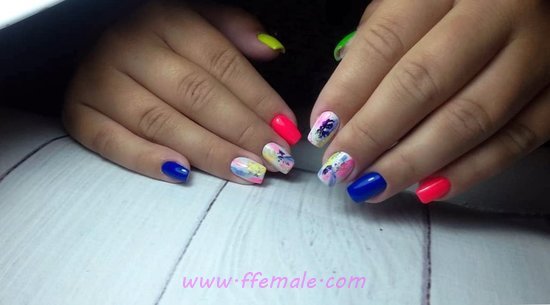 Easy & Cool Manicure Trend - glamour, nailart, nailstyle, idea