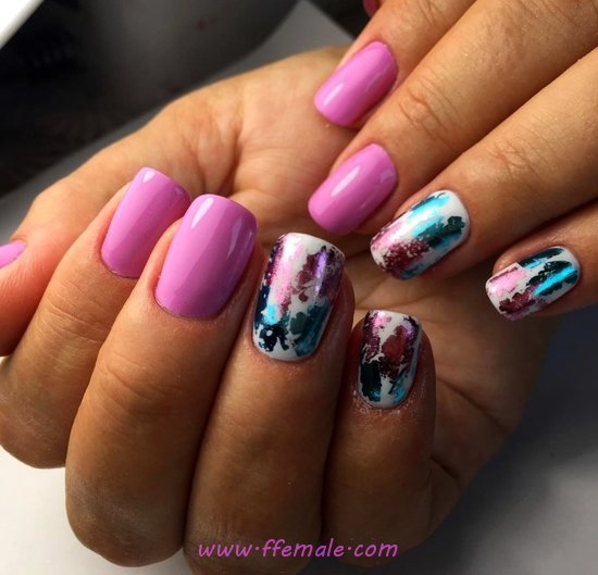 Easy Fashion French Acrylic Manicure Ideas - style, shiny, nails