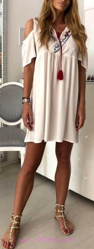 Elegant And Pretty Hot Day Wardrobe - model, lifestyle, thecollection, dressy