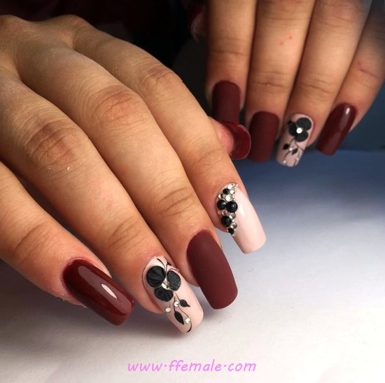 Elegant & Trendy Nail Idea - nail, glamour, loveable, gel