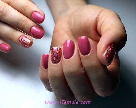 Feminine & Simple Acrylic Nail Design - idea, nail, nailideas, precious