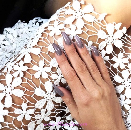 Fresh Gorgeous Gel Nails Art Design - dainty, nailidea, nailart, shiny