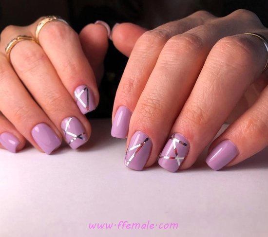 Glamour And Feminine Gel Nail Trend - smart, nails, nailartideas, clever