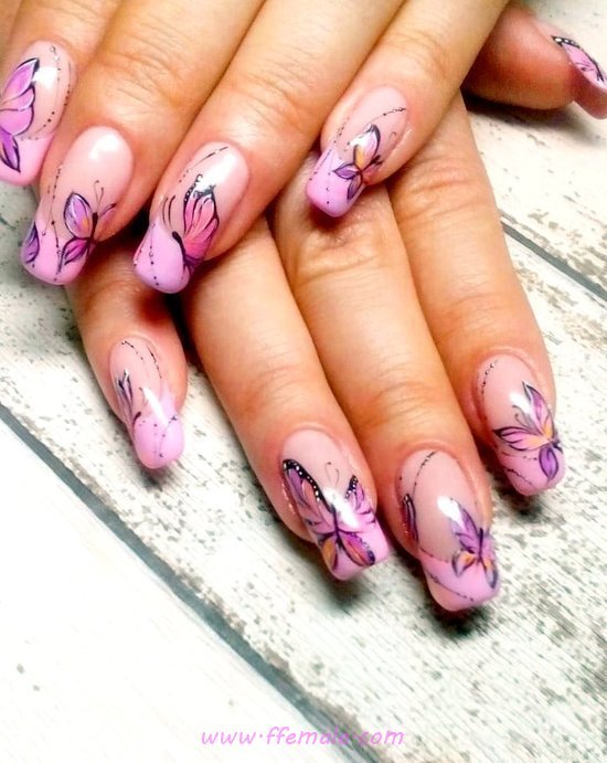 Gorgeous Best Gel Nails Design Ideas - nail, loveable, getnails, delightful