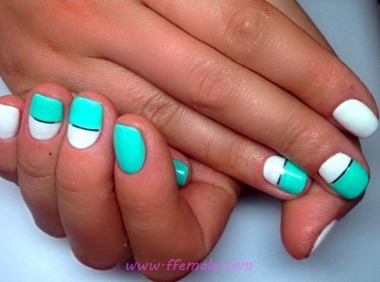 Graceful & Ceremonial Gel Manicure Style - handsome, cutie, pretty, nailart