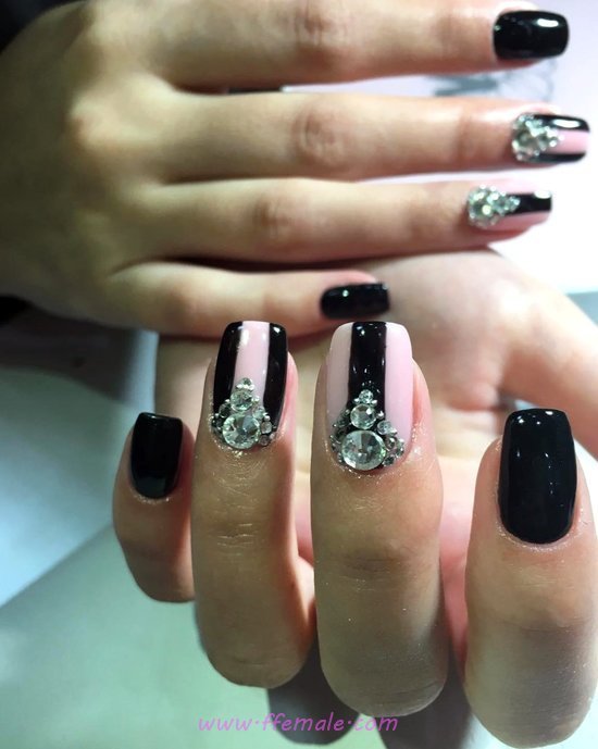Graceful & Cute Acrylic Nail Design - style, diynailart, nailart, trendy