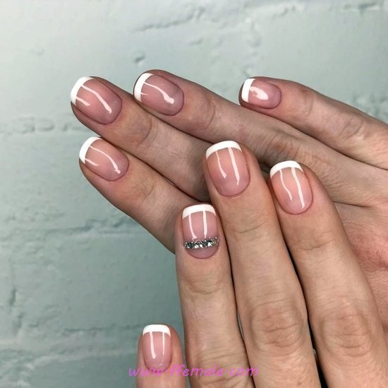 Iconic And Feminine Gel Manicure - graceful, shiny, naildesign, nails