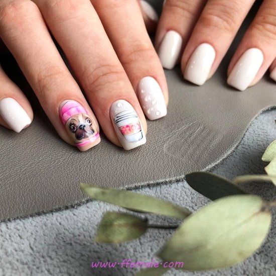 Lovely And Girly Acrylic Nail Design Ideas - naildesign, nails, weekend, nice