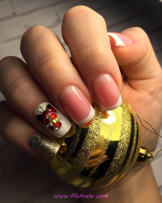 My Cool Perfect American Acrylic Manicure Art Design - diynailart, nails, star, charming