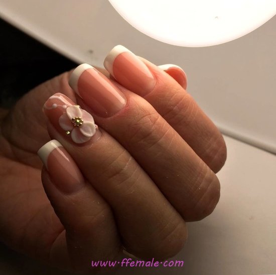 My Dainty Acrylic Nail Idea - cunning, smart, nailart, diynailart