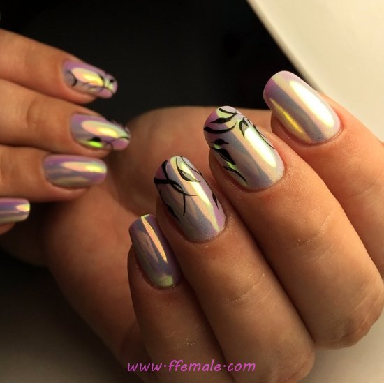 My Delightful And Super Gel Manicure Idea - shiny, graceful, nailart, diynailart