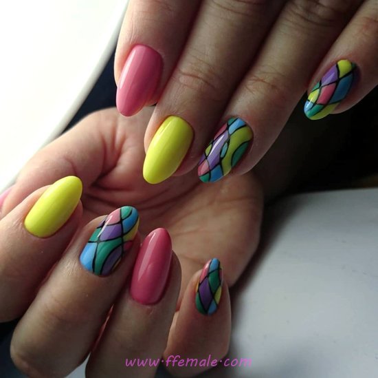 My Gorgeous & Enchanting Acrylic Nail Trend - art, nailart, dainty, gettingnails