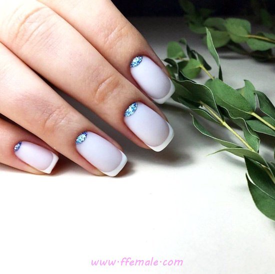 Neat And Fresh Gel Nail Style - naildiy, nails, naildesigns, fashion