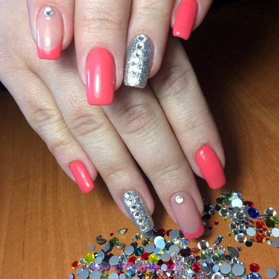 Orderly And Ceremonial Gel Nails Art Ideas - artful, glamour, shiny, nail