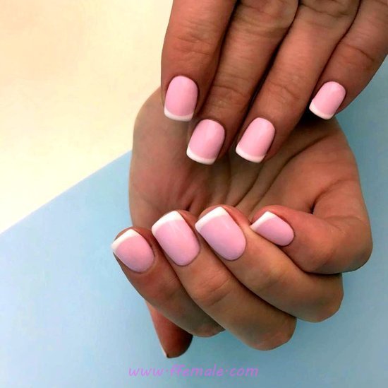 Perfect Girly Gel Manicure Idea - nailstyle, nails, elegant, sexiest