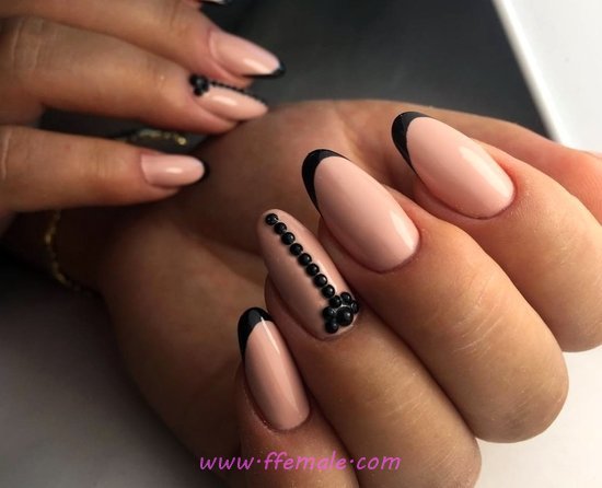 Professionail Adorable American Gel Manicure Art - nailstyle, nails, enchanting, artful