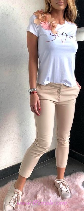 Shiny And Comfortable Warm Day Outfit - lifestyle, model, cute, wearing
