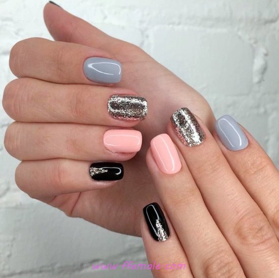 Simple Balanced Manicure Art Design Simple Balanced Manicure Art Design - art, delightful, nail, getnails